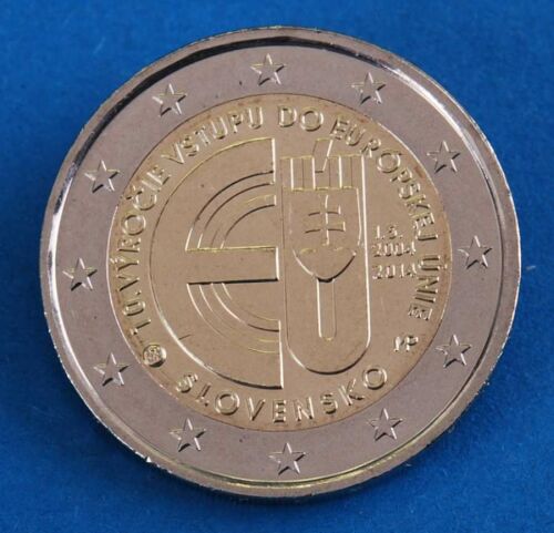 Slowakei 2 Euro 2014 "10 Jahre EU Beitritt" unc.