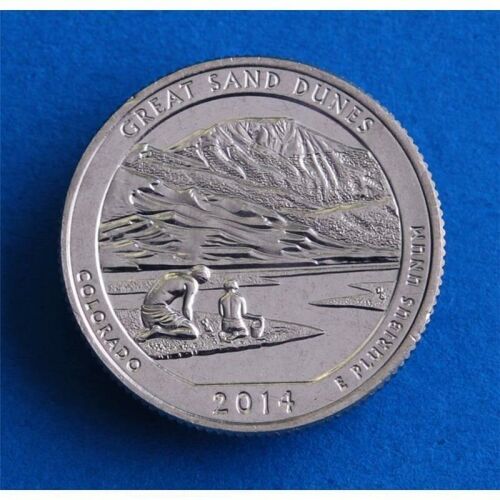 USA 25 Cent 2014 "Beautiful Quarter - Great Sand Dunes" - D*