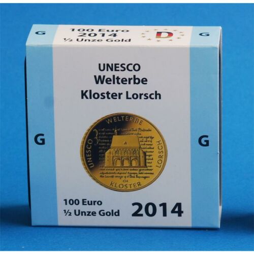 Goldeuroschuber für 100 Euro 2014 "Kloster Lorsch" adfg oder j G