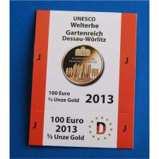 Goldeuroschuber für 100 Euro 2013 "Dessau...