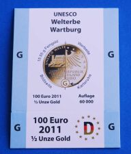 Goldeuroschuber für 100 Euro 2011...