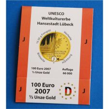 Goldeuroschuber für 100 Euro 2007...