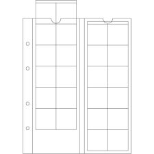 Leuchtturm Münzhüllen OPTIMA, für 24...