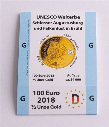 Goldeuroschuber für 100 Euro 2018 - Augustusburg und Falkenlust - G