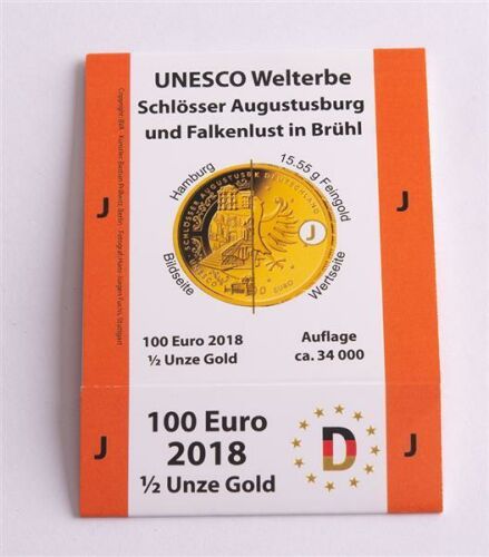 Goldeuroschuber für 100 Euro 2018 - Augustusburg und Falkenlust - J