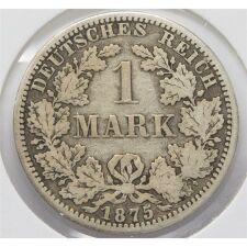 Deutsches Reich 1 Reichsmark 1875 A*