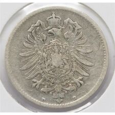 Deutsches Reich 1 Reichsmark 1875 D*