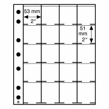 Leuchtturm Kunststoffhüllen Grande für 20...