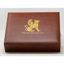 Münzbox - Queen´s Beasts - für 10 x 1...