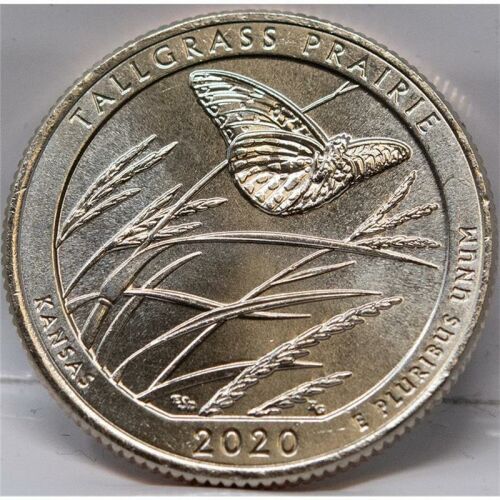 USA 25 Cent 2020 - Beautiful Quarter - Tallgrass Prairie - S*