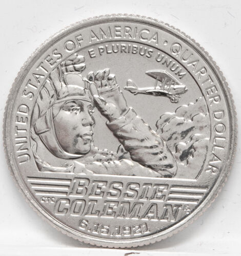 USA 25 Cent 2023 - American Women Quarter #1 - Bessie Coleman  - S*