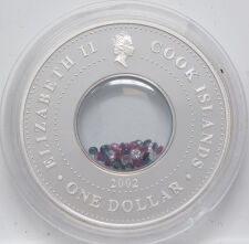 Cook Islands 1 Dollar 2002 - Crown Jewels - Locket Coin - Silber*