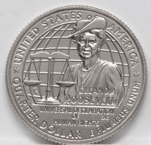USA 25 Cent 2023 - American Women Quarter #3 - Eleanor Roosevelt  - D*