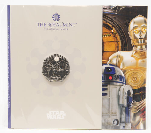 Großbritannien 50 Pence 2023 - Star Wars - R2-D2 & C-3PO BU