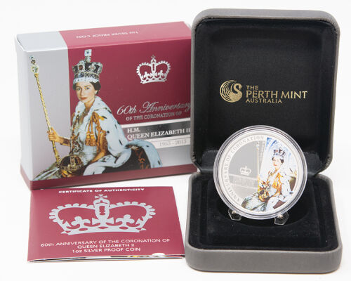 Australien 1 Dollar 2013 - 60 Jahre Krönung Queen Elizabeth II.*