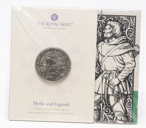 Großbritannien 5 Pfund 2024 - Myths & Legends - Robin Hood - BU