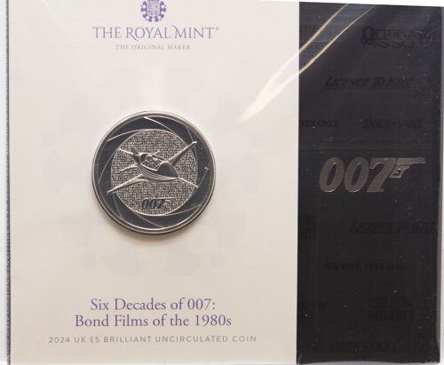 Großbritannien 5 Pfund 2024 - James Bond of The 80´s  BU