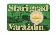 Kroatien 2 Euro 2024 - Altstadt Varazdin - BU