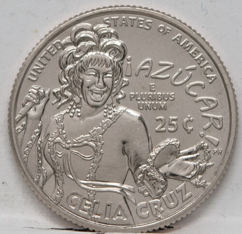 USA 25 Cent 2024 - American Women Quarter #9 - Celia Cruz  - D*