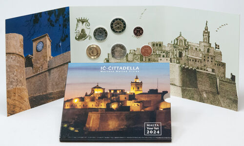 Malta KMS 2024  BU - inkl. 2 Euro IC Cittadella Gozo