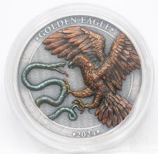 Malta 10 Euro 2024 - Golden Eagle - 2 oz Silber - Special...