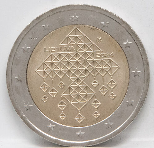 Litauen 2 Euro 2024 - Strohgärten - unc.