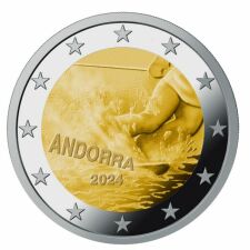 Andorra 2 Euro 2024 - 100 Jahre Ski Sport in Andorra  - BU*