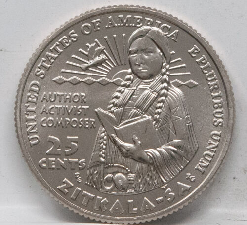 USA 25 Cent 2024 - American Women Quarter #10 - Zitkala Sa  - S*