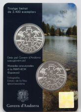 Andorra 2 x 1,25 Euro Satz 2024 - 7 Kreuze/Jungfrau von...