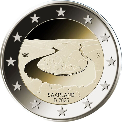 Deutschland 2 Euro 2025 - Saarland - Saarschleife - F*