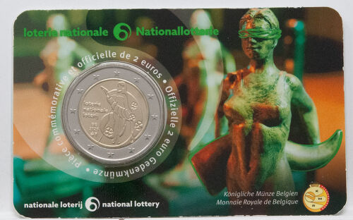 Belgien 2 Euro 2025 - Nationallotterie - in franz. Coincard